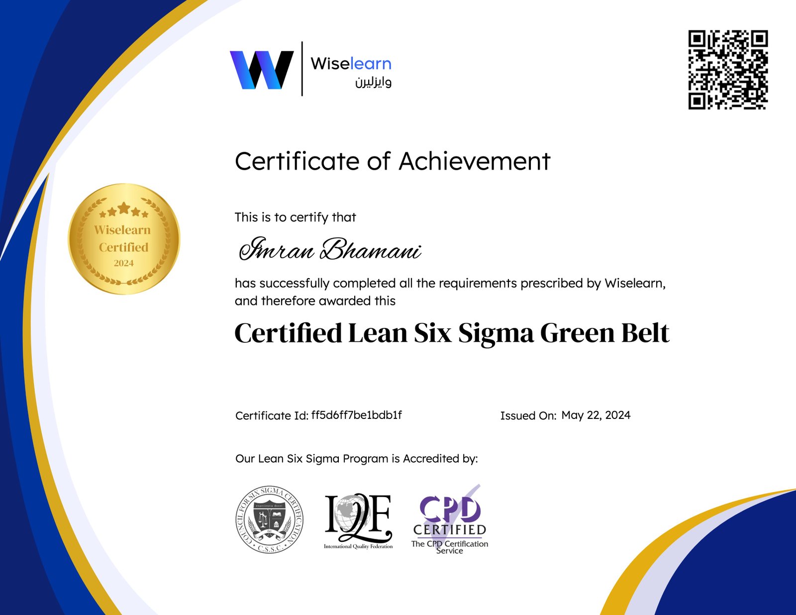 Lean Six Sigma Green Belt